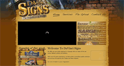 Desktop Screenshot of davincisigns.net